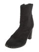 Rag & Bone Suede Studded Accents Chelsea Boots