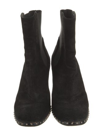 Rag & Bone Suede Studded Accents Chelsea Boots