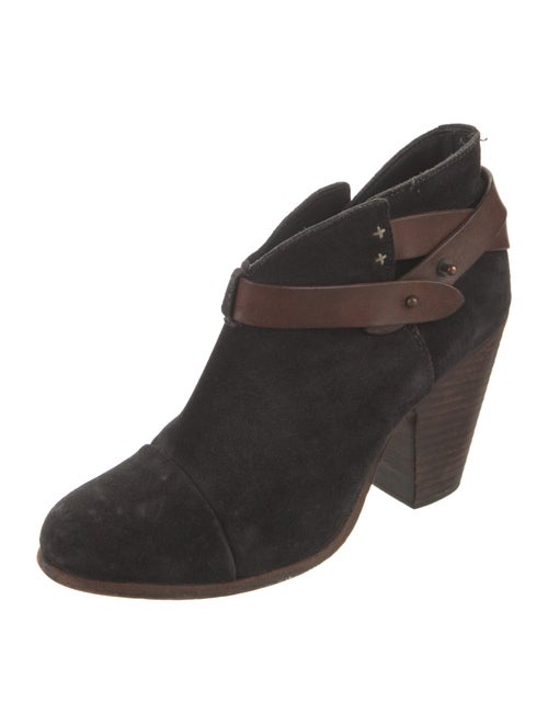 Rag & Bone Suede Leather Trim Embellishment Boots