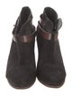 Rag & Bone Suede Leather Trim Embellishment Boots