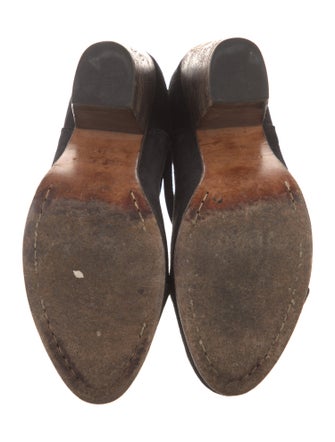 Rag & Bone Suede Leather Trim Embellishment Boots