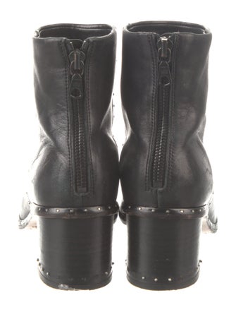Rag & Bone Leather Studded Accents Boots