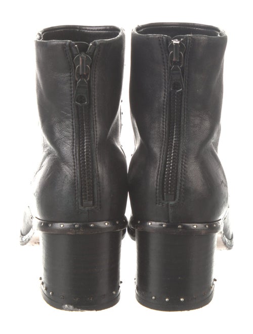 Rag & Bone Leather Studded Accents Boots