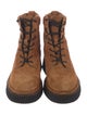 Rag & Bone Suede Animal Print Combat Boots