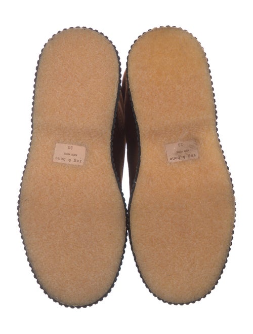 Rag & Bone Suede Animal Print Combat Boots