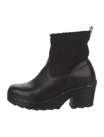 Rag & Bone Leather Studded Accents Sock Boots