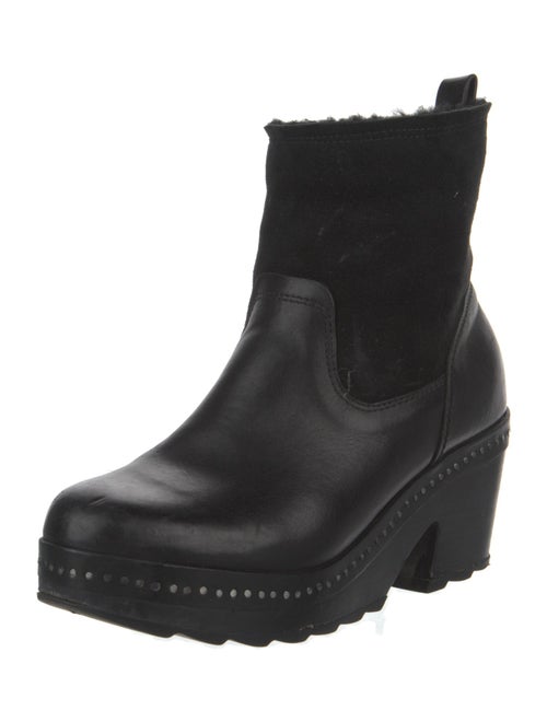 Rag & Bone Leather Studded Accents Sock Boots