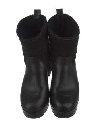 Rag & Bone Leather Studded Accents Sock Boots