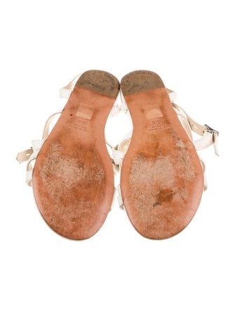 Rag & Bone Leather Lasercut Accents Slingback Sandals