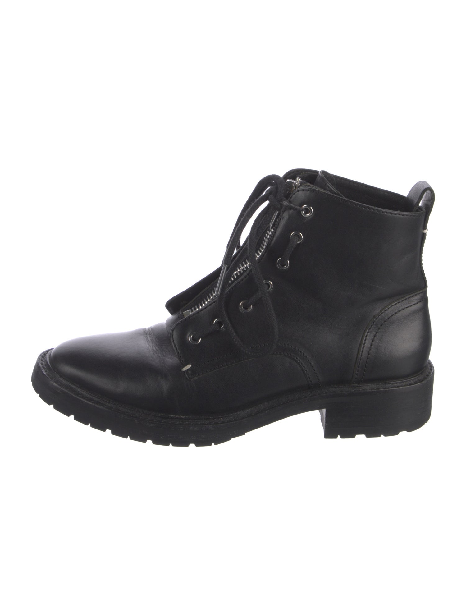 Rag & Bone Leather Lace-Up Boots