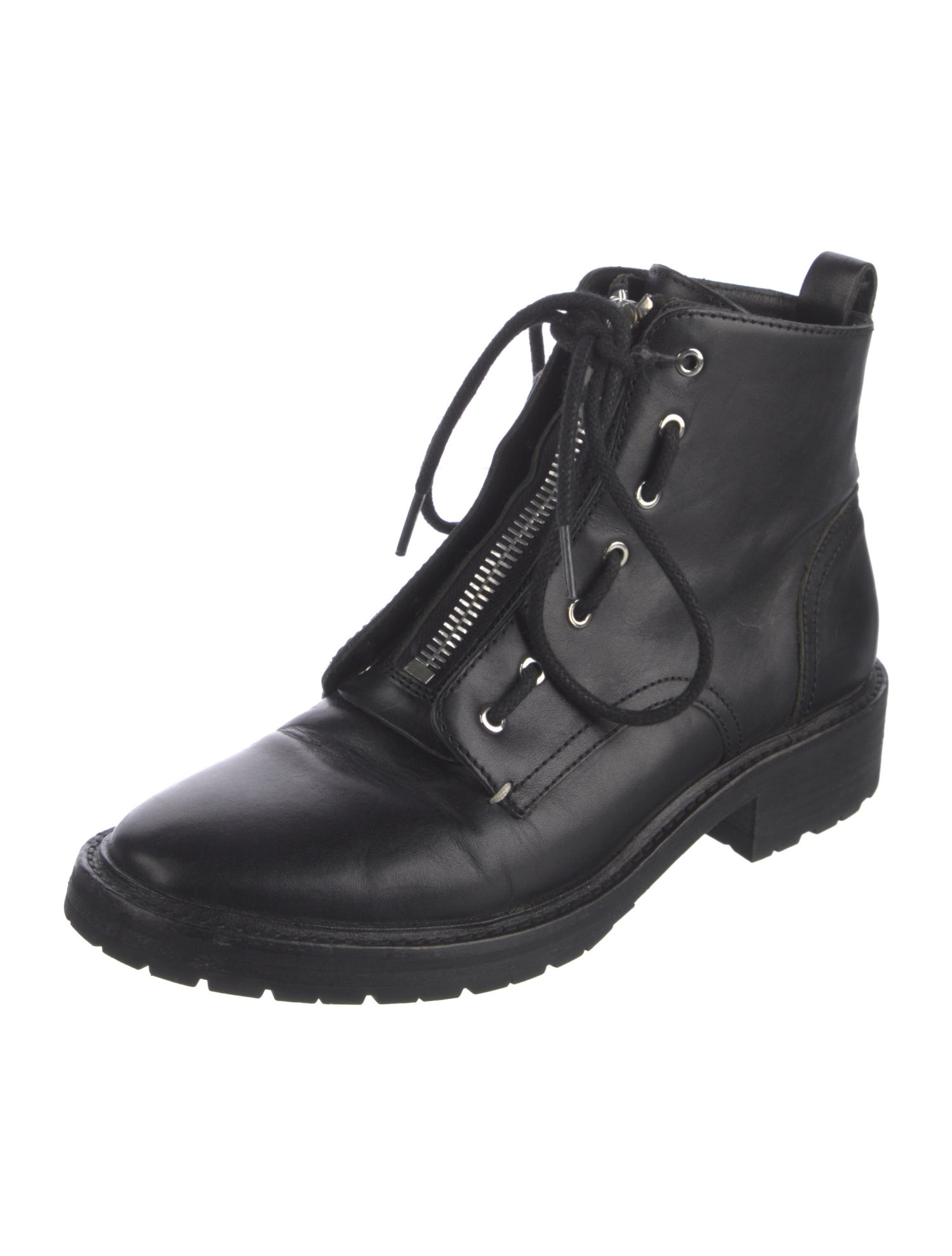Rag & Bone Leather Lace-Up Boots