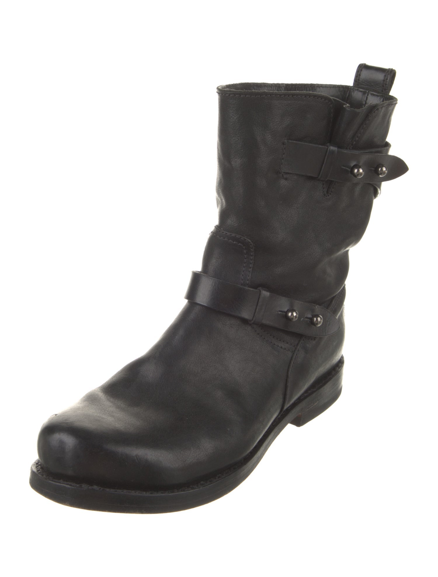 Rag & Bone Leather Moto Boots