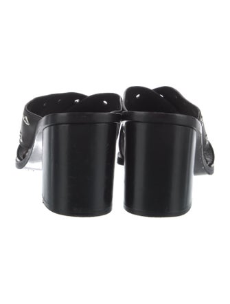 Rag & Bone Leather Studded Accents Slides