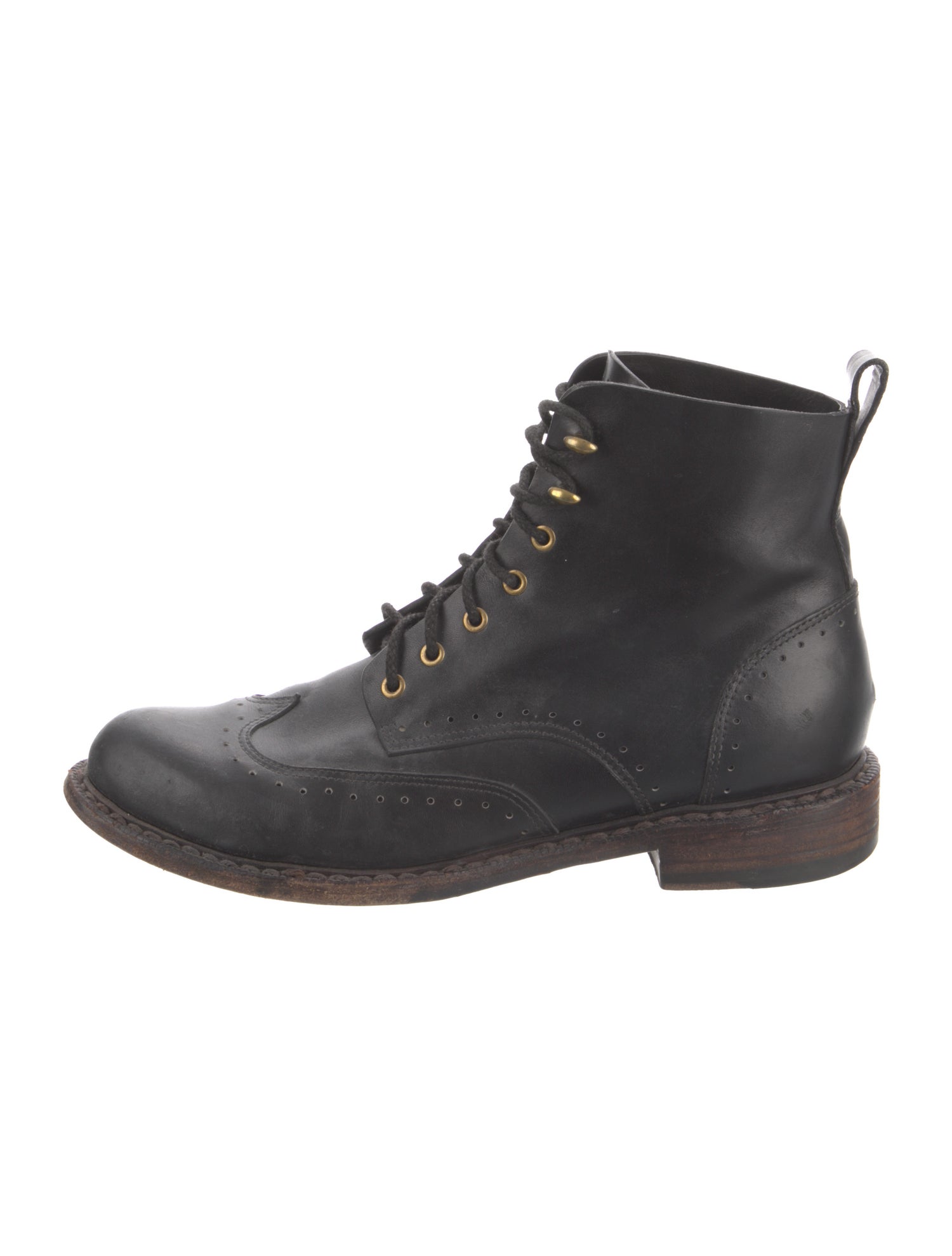 Rag & Bone Leather Combat Boots