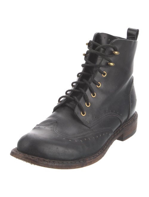 Rag & Bone Leather Combat Boots