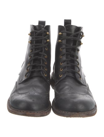 Rag & Bone Leather Combat Boots