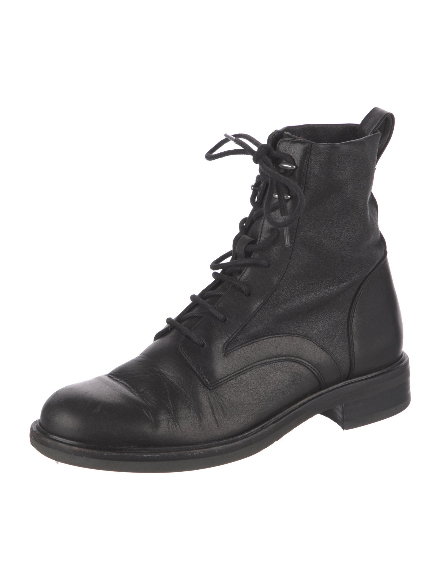 Rag & Bone Leather Combat Boots