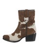 Rag & Bone Ponyhair Animal Print Moto Boots