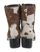 Rag & Bone Ponyhair Animal Print Moto Boots