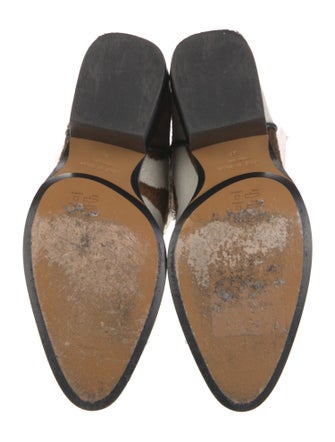 Rag & Bone Ponyhair Animal Print Moto Boots