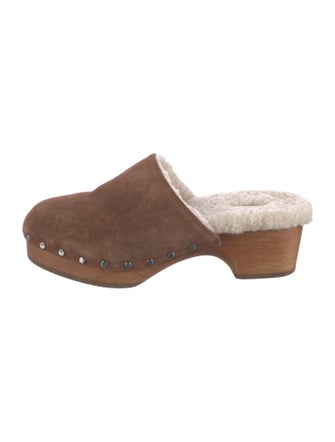 Rag & Bone Suede Studded Accents Mules