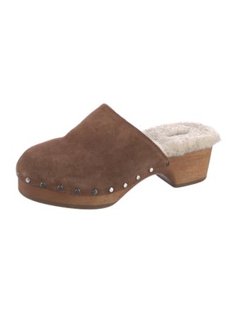 Rag & Bone Suede Studded Accents Mules