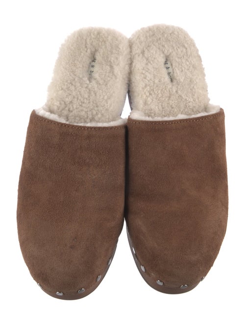 Rag & Bone Suede Studded Accents Mules