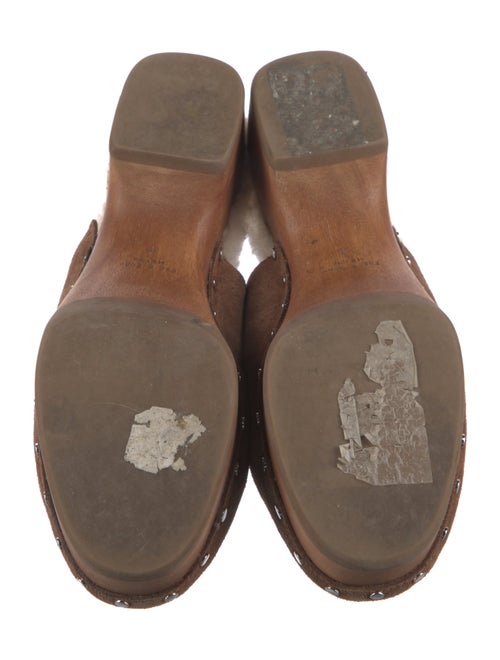 Rag & Bone Suede Studded Accents Mules