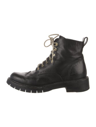Rag & Bone Leather Combat Boots
