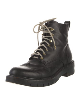 Rag & Bone Leather Combat Boots