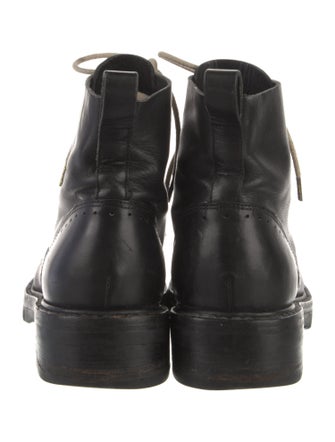 Rag & Bone Leather Combat Boots