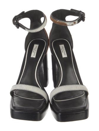 Rag & Bone Ponyhair Printed Sandals