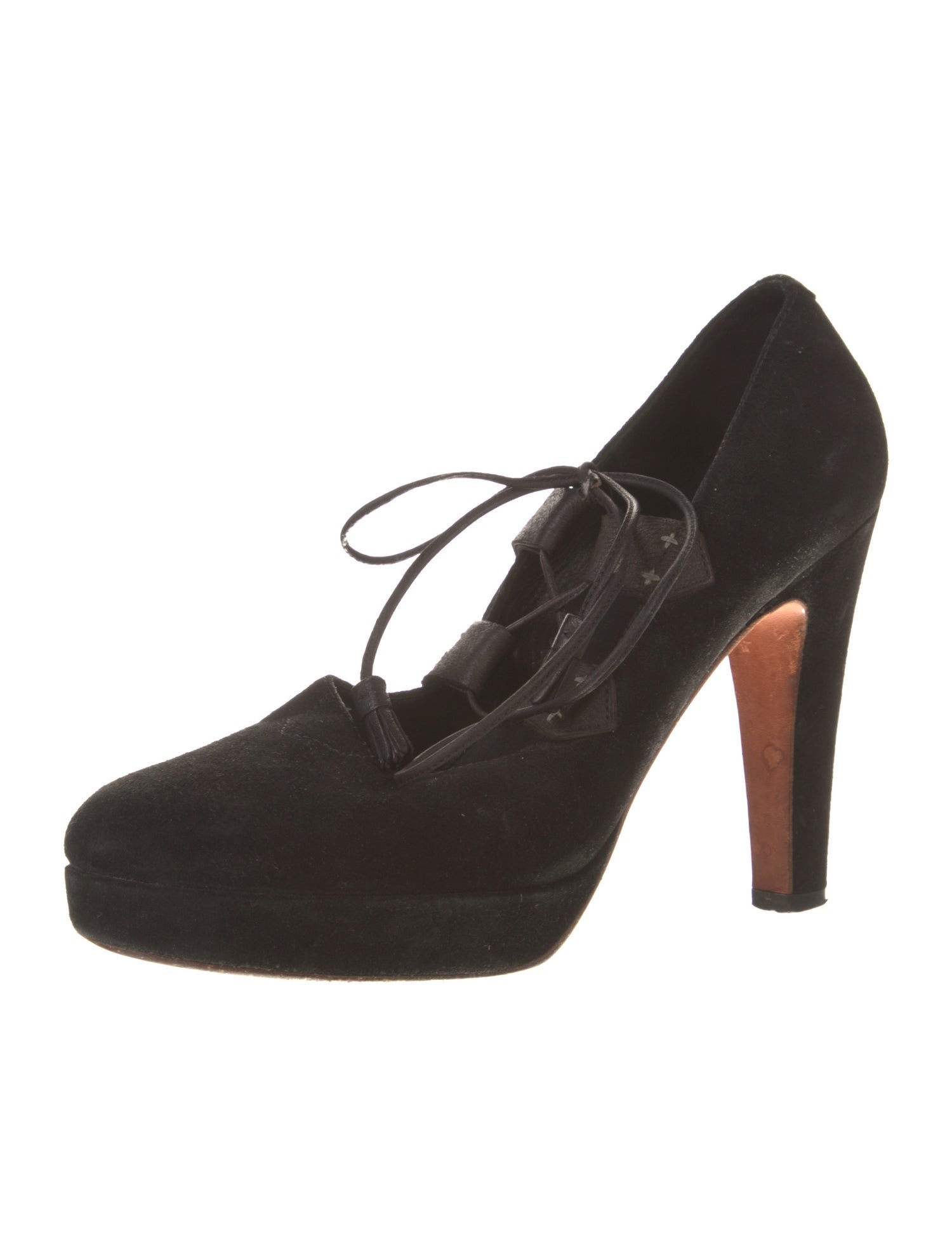 Rag & Bone Suede Tassel Accents Pumps