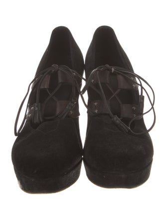Rag & Bone Suede Tassel Accents Pumps