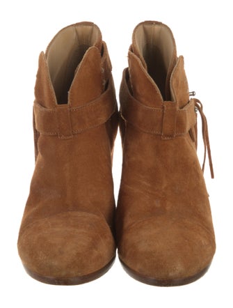 Rag & Bone Suede Fringe Trim Accent Boots