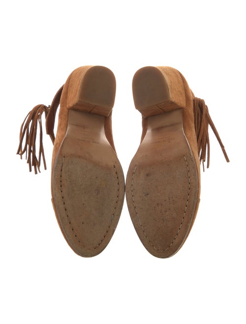 Rag & Bone Suede Fringe Trim Accent Boots