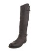 Rag & Bone Leather Leather Trim Embellishment Riding Boots