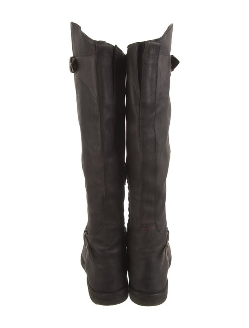 Rag & Bone Leather Leather Trim Embellishment Riding Boots