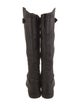 Rag & Bone Leather Leather Trim Embellishment Riding Boots