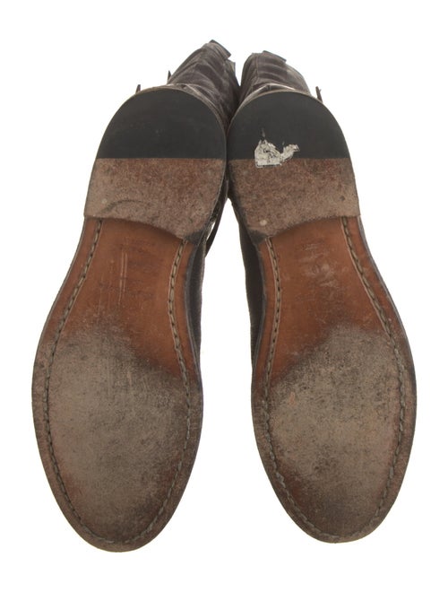 Rag & Bone Leather Leather Trim Embellishment Riding Boots