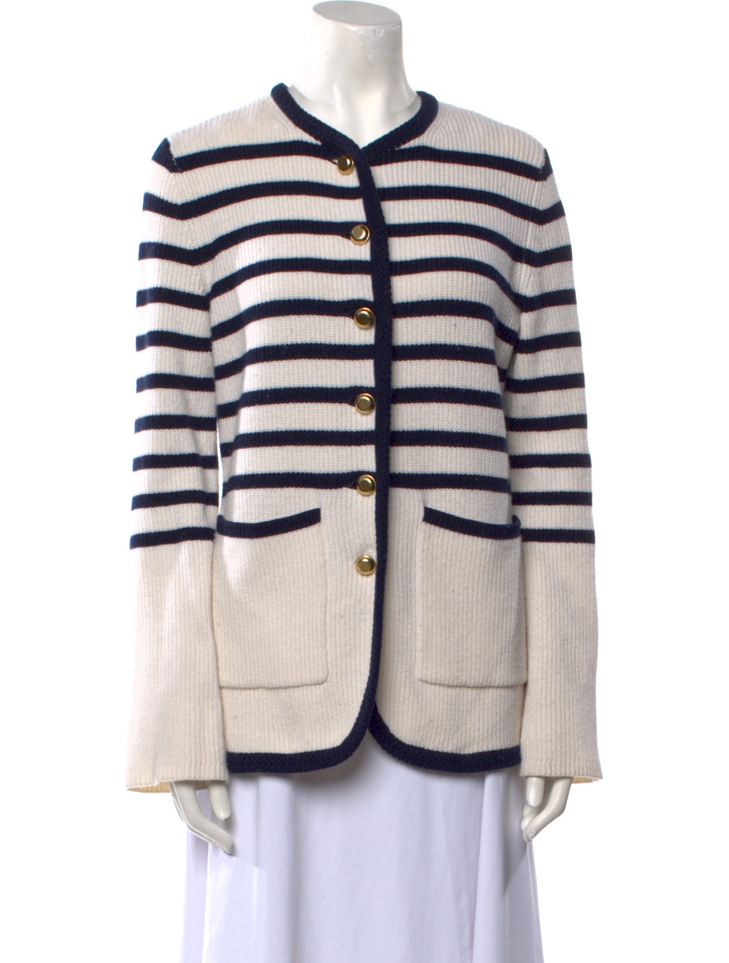 Rag & Bone Striped Crew Neck Sweater