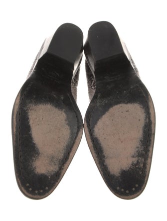 Rag & Bone Leather Animal Print Lace-Up Boots