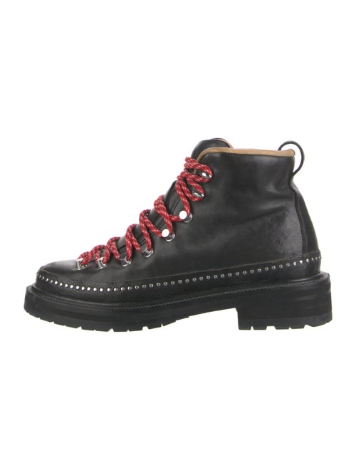 Rag & Bone Leather Studded Accents Hiking Boots