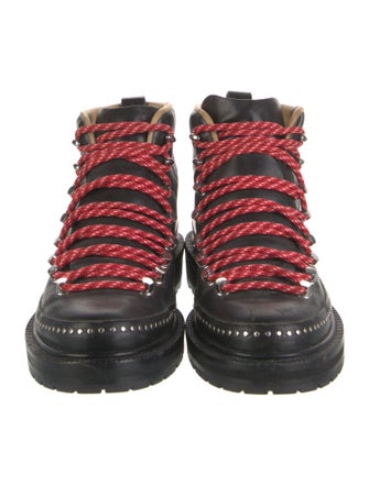 Rag & Bone Leather Studded Accents Hiking Boots