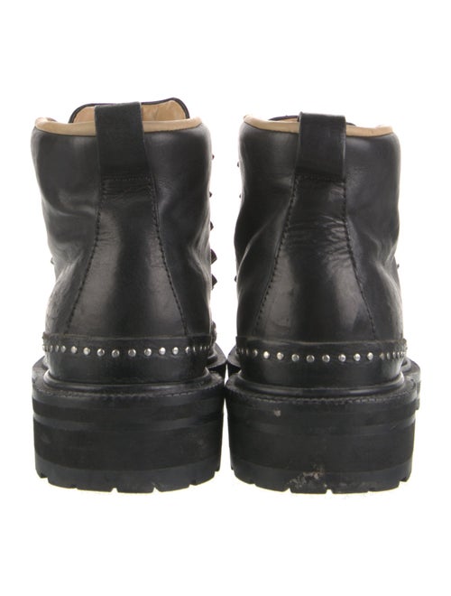 Rag & Bone Leather Studded Accents Hiking Boots
