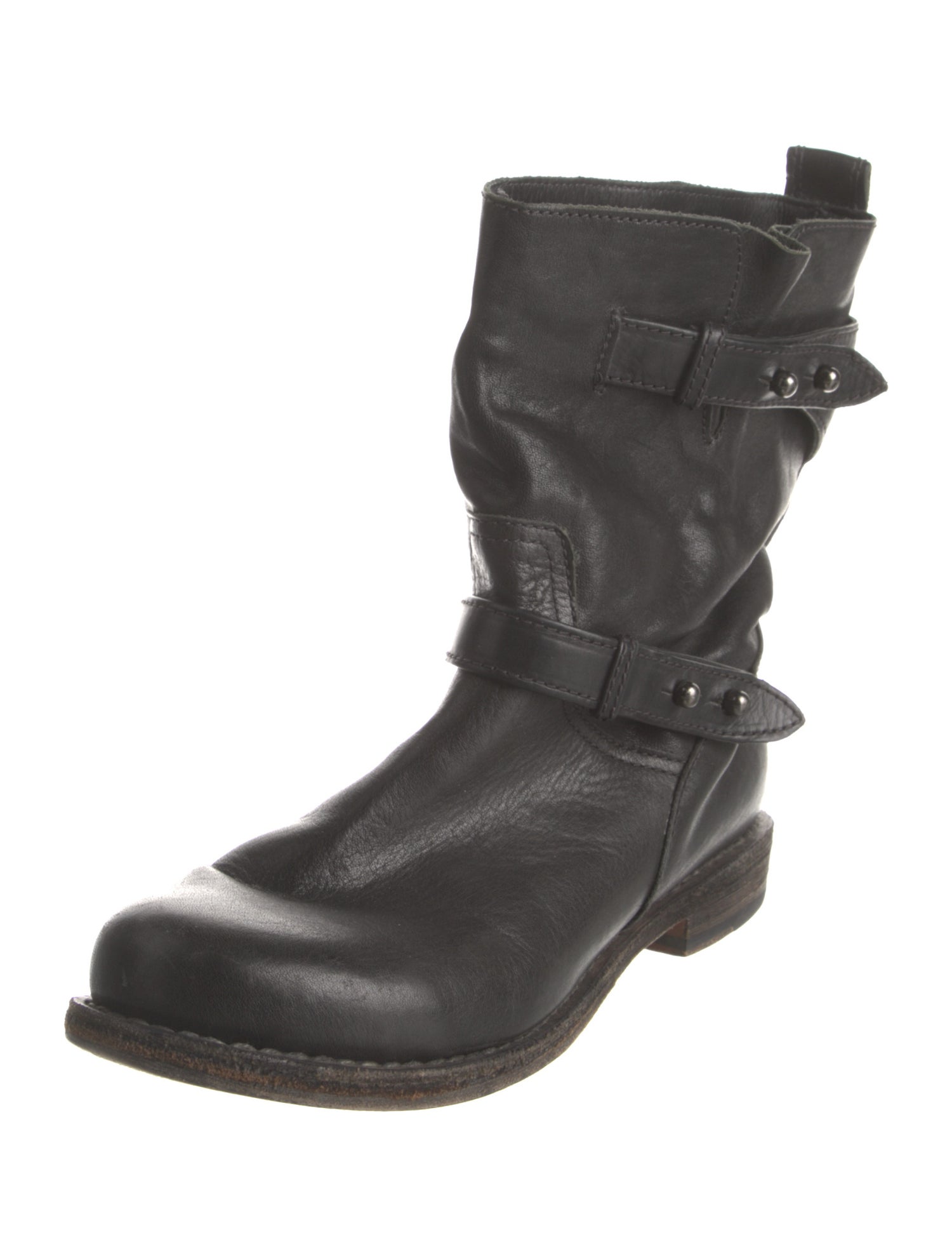 Rag & Bone Leather Moto Boots
