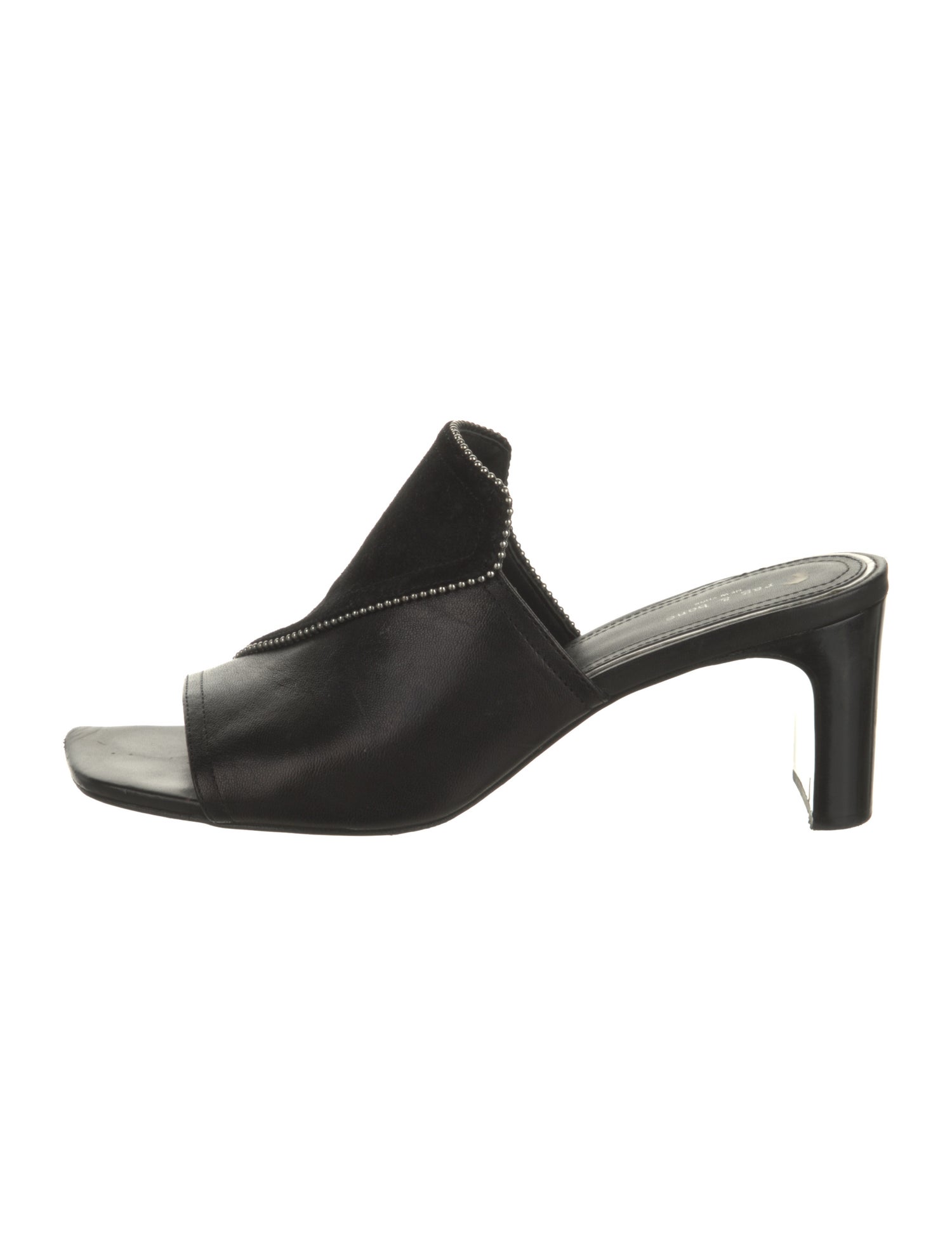 Rag & Bone Leather Studded Accents Slides