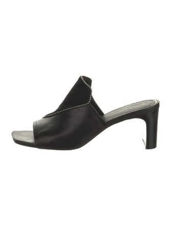Rag & Bone Leather Studded Accents Slides