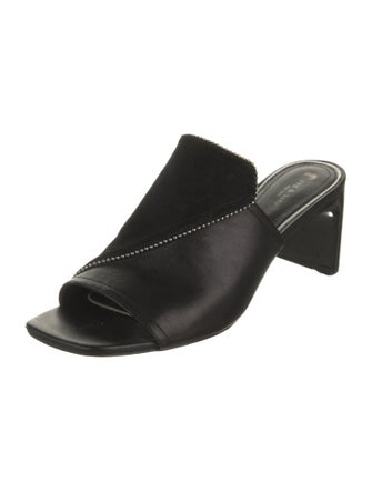 Rag & Bone Leather Studded Accents Slides