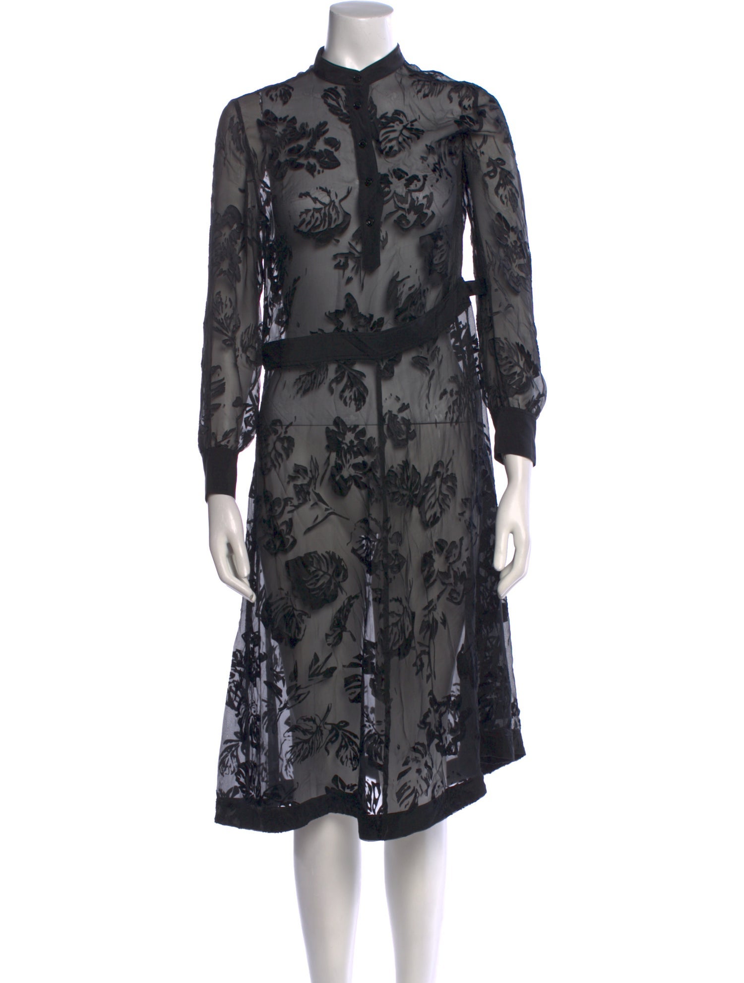 Rag & Bone Silk Midi Length Dress